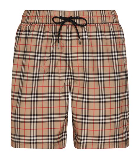 burberry plaid pants mens|burberry swim shorts men's sale.